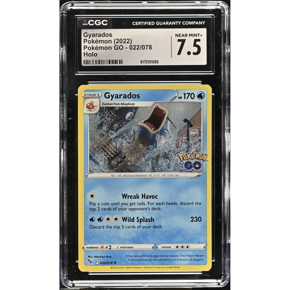 Gyarados Pokémon (2022) Pokémon GO - 022/078 Holo / Stamped